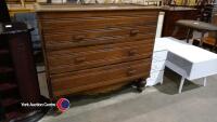 Dark wood chest of drawers - 3