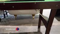 Pot Black snooker table, 1.5m x 0.75m with legs and accessories - 4