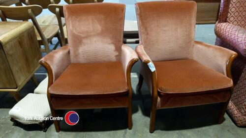 2 x Parker Knoll bedroom chairs