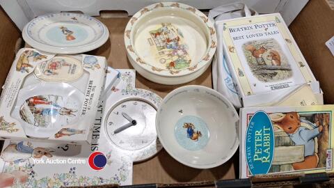 Peter Rabbit collectables, Wedgwood etc