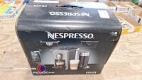 Nespresso coffee machine, boxed