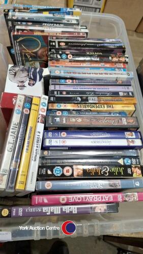 Box of DVD's , some new