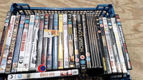 Quantity of film DVDs