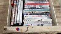 Box of DVD films and documentaries and 9 x collectable Commando small war stories magazines - 4