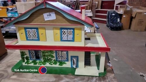 Dolls house with furniture