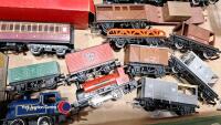 Box of model railway trains and rolling stock - 2