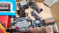 Box of model railway trains and rolling stock - 3