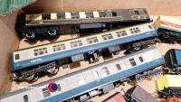 Box of model railways trains and rolling stock - 4