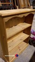 Small pine bookcase - 4