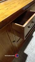 Distressed sideboard with cupboard and drawers - 2