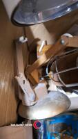 Assorted retro lamps for spares or repairs includes early Jasper Conran Maclamp, Anglepoise etc - 9