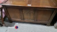 17th century design oak blanket chest - 2