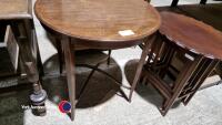 Edwardian mahogany centre table