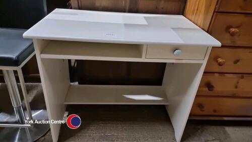 Child's white bedroom desk