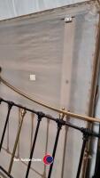 Cast iron and brass bedframe - 3