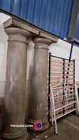 Pair tall columns 2.25m high - 2