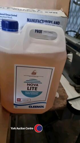 4 x 5ltr Novalite carpet shampoo