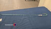 Glass candy cane walking stick