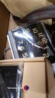 Box of bric a brac, Binatone sat-nav, mirror and cameras including vintage Polaroid Instamatic camera in case - 4