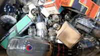 Box of vintage audio valves - 3