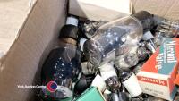 Box of vintage audio valves - 4