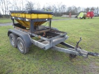 Snowex trailed gritter, new brakes and brake cables