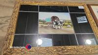 Appleby Horse Fair painting on a mirror. - 3