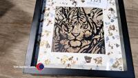 Framed paper cut picture of tiger - 2