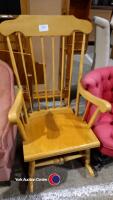 Rocking Chair, Funky Red Chair and Bedroom Chair - 4