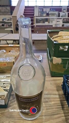 Large 4.5ltr empty bottle Martell cognac