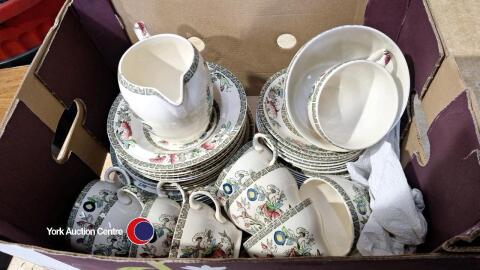 41 piece Indian Tree dinner and tea service