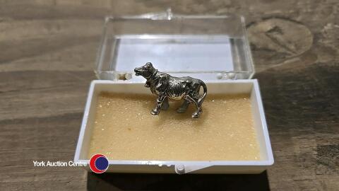 Vintage cow charm