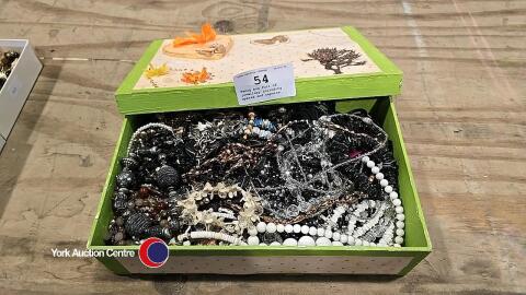 Fancy box full of jewellery including spares and repairs