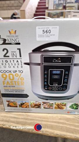 Pressure King digital pressure cooker