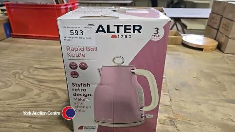 Salter pink rapid boil kettle