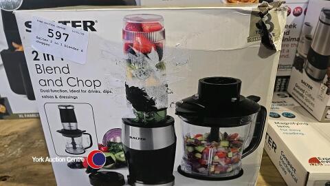 Salter 2 in 1 blender & chopper.