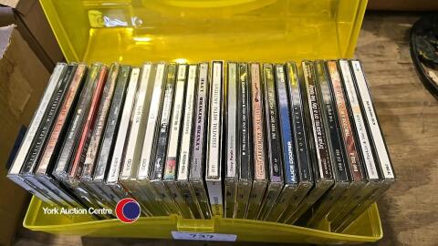 Collection of rock CDs, U2, Deep Purple, ACDC etc