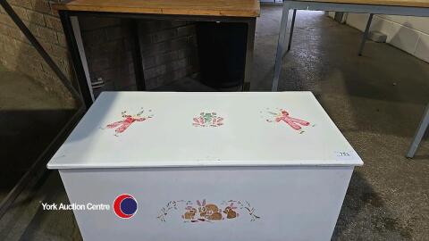 Painted toy box