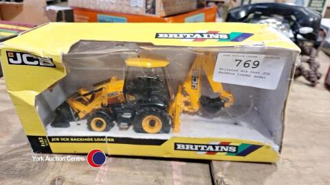 Britains die cast JCX Backhoe loader model