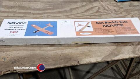 Model balsa wood aeroplane