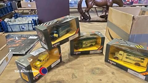 4 x boxed Corgi die cast