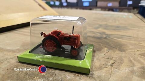 Boxed diecast Nuffield tractor