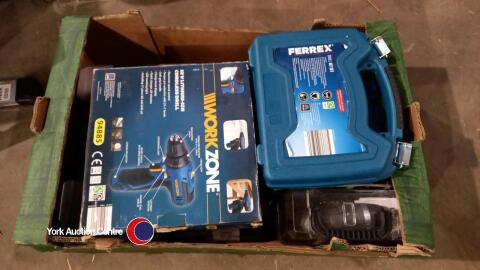 Box of power tools