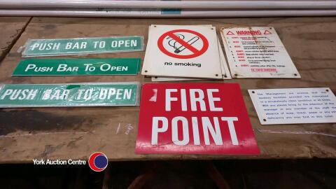 Collection of various signs