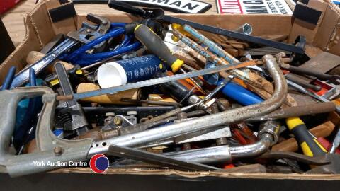 Large box of tools etc