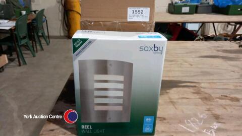 4 x stainless steel outside lights, new and boxed