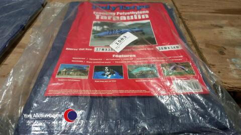 New tarpaulin 2.7m x 3.5m