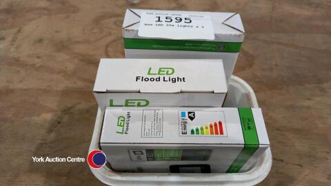 New LED 20w lights x 3