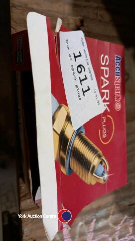 Box of spark plugs