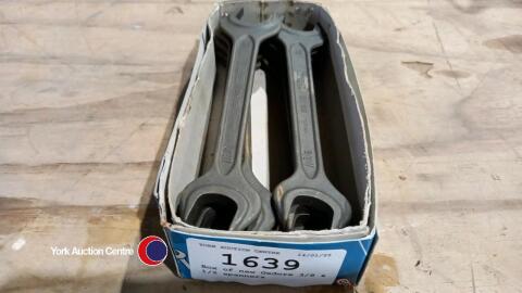 Box of new Gedore 3/8 & 1/2 spanners